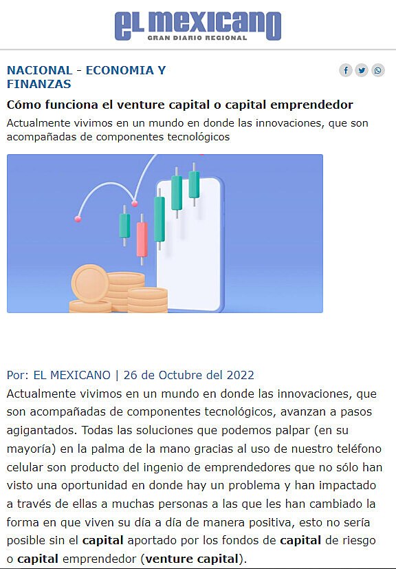 Cmo funciona el venture capital o capital emprendedor